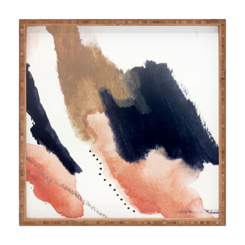 Alyssa Hamilton Art Drift Away 2 Square Tray