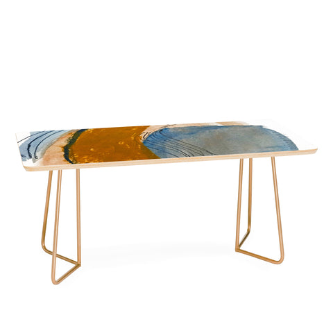 Alyssa Hamilton Art Gentle Breeze a minimal abstract Coffee Table