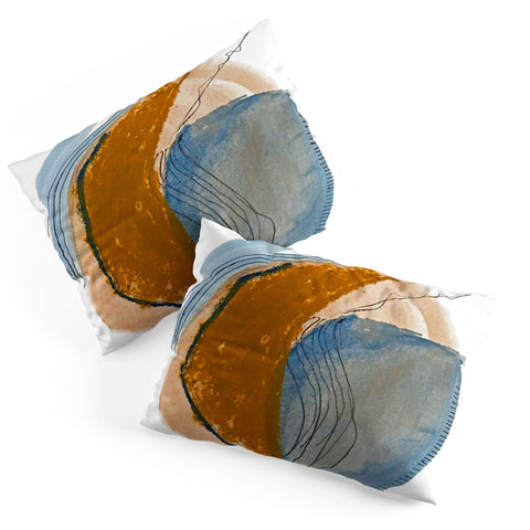 Alyssa Hamilton Art Gentle Breeze a minimal abstract Pillow Shams