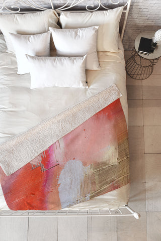 Alyssa Hamilton Art Moving Mountains 2 Fleece Throw Blanket