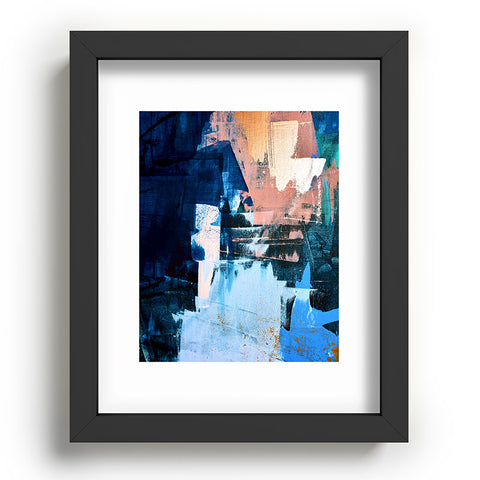 Alyssa Hamilton Art On the Dock a pretty abstract Recessed Framing Rectangle