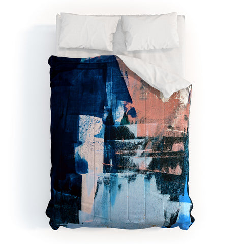 Alyssa Hamilton Art On the Dock a pretty abstract Comforter