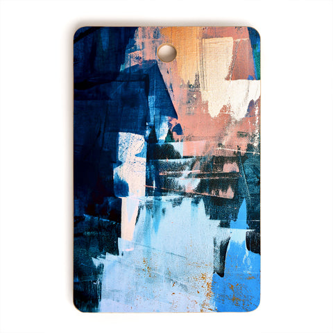 Alyssa Hamilton Art On the Dock a pretty abstract Cutting Board Rectangle