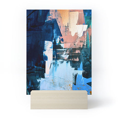 Alyssa Hamilton Art On the Dock a pretty abstract Mini Art Print