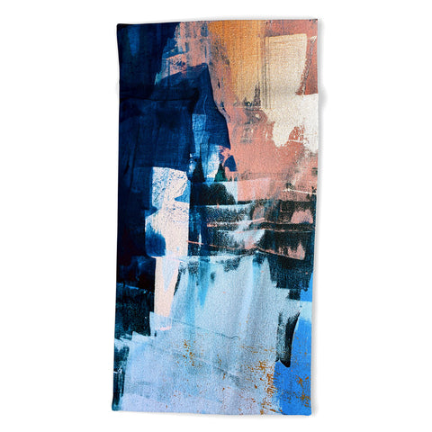 Alyssa Hamilton Art On the Dock a pretty abstract Beach Towel