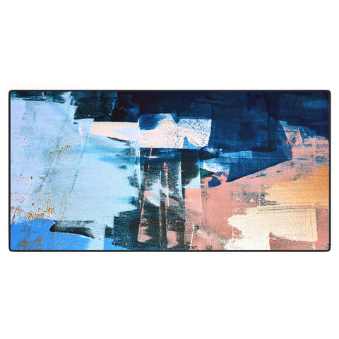 Alyssa Hamilton Art On the Dock a pretty abstract Desk Mat