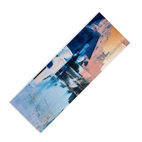Alyssa Hamilton Art On the Dock a pretty abstract Yoga Mat