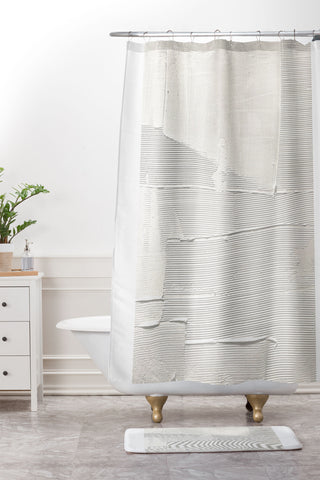 Alyssa Hamilton Art Relief 1 Shower Curtain And Mat