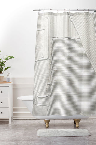 Alyssa Hamilton Art Relief 2 Shower Curtain And Mat