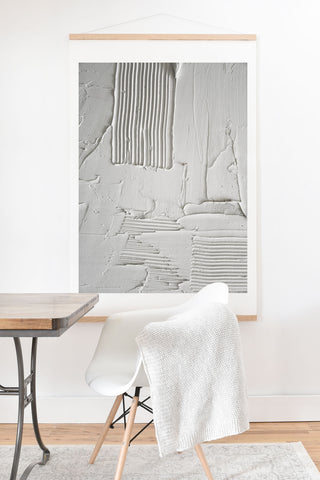 Alyssa Hamilton Art Relief 3 an abstract textured Art Print And Hanger