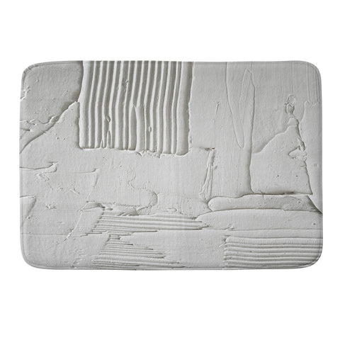 Alyssa Hamilton Art Relief 3 an abstract textured Memory Foam Bath Mat