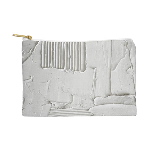 Alyssa Hamilton Art Relief 3 an abstract textured Pouch