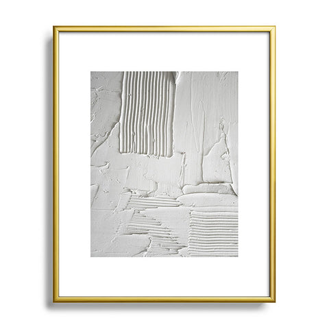 Alyssa Hamilton Art Relief 3 an abstract textured Metal Framed Art Print