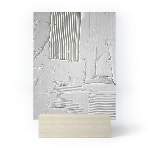 Alyssa Hamilton Art Relief 3 an abstract textured Mini Art Print
