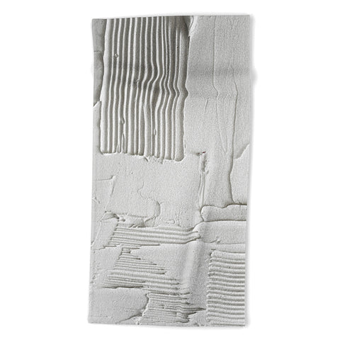 Alyssa Hamilton Art Relief 3 an abstract textured Beach Towel