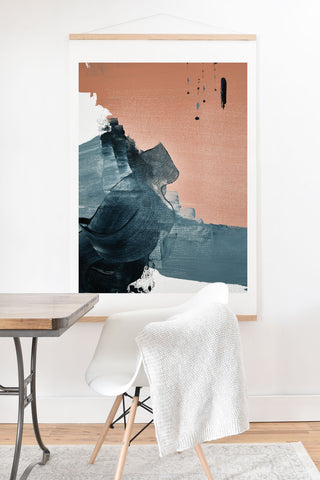 Alyssa Hamilton Art Renew a minimal abstract piece Art Print And Hanger