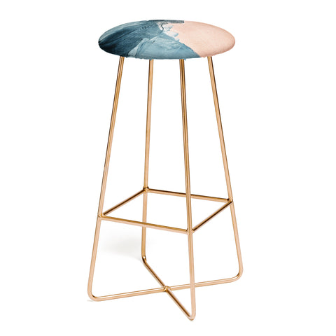 Alyssa Hamilton Art Renew a minimal abstract piece Bar Stool