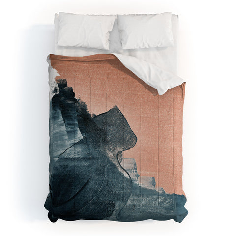 Alyssa Hamilton Art Renew a minimal abstract piece Comforter