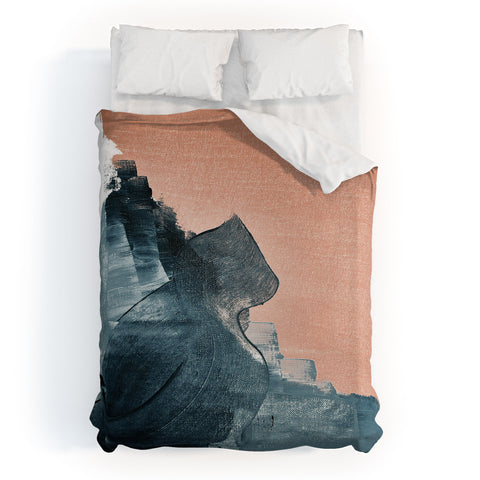 Alyssa Hamilton Art Renew a minimal abstract piece Duvet Cover