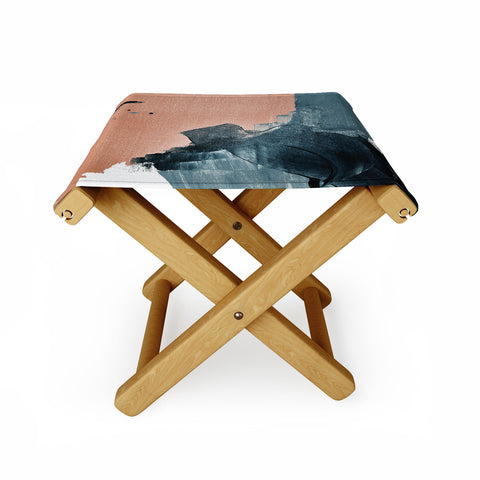Alyssa Hamilton Art Renew a minimal abstract piece Folding Stool