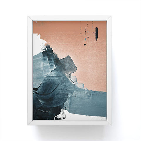 Alyssa Hamilton Art Renew a minimal abstract piece Framed Mini Art Print