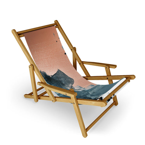 Alyssa Hamilton Art Renew a minimal abstract piece Sling Chair