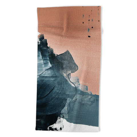 Alyssa Hamilton Art Renew a minimal abstract piece Beach Towel