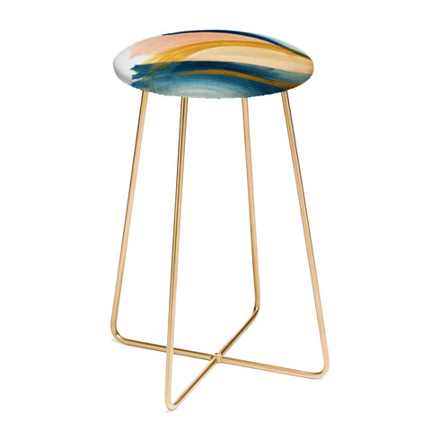 Alyssa Hamilton Art Slow as the Mississippi Counter Stool