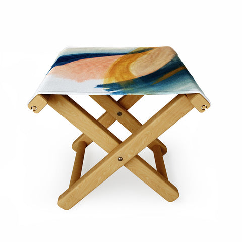 Alyssa Hamilton Art Slow as the Mississippi Folding Stool