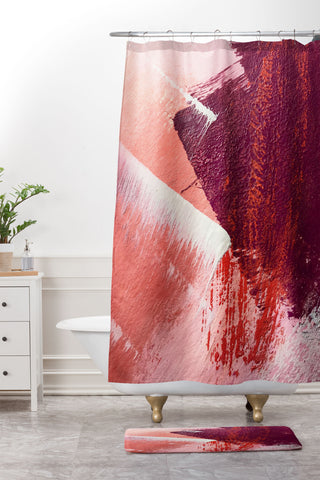 Alyssa Hamilton Art Sugar Spice 2 Shower Curtain And Mat