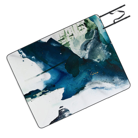 Alyssa Hamilton Art Untamed a minimal abstract Picnic Blanket
