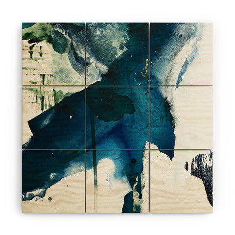 Alyssa Hamilton Art Untamed a minimal abstract Wood Wall Mural