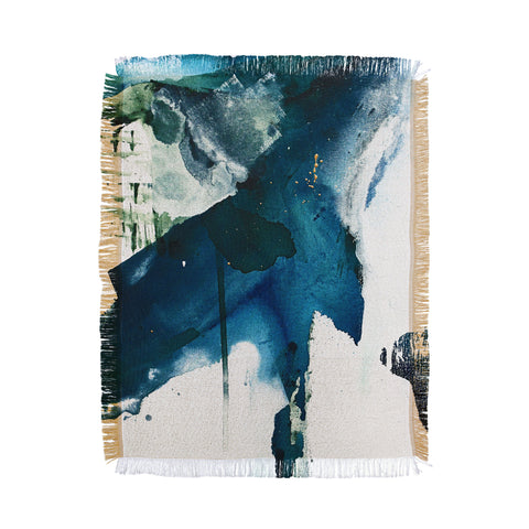 Alyssa Hamilton Art Untamed a minimal abstract Throw Blanket