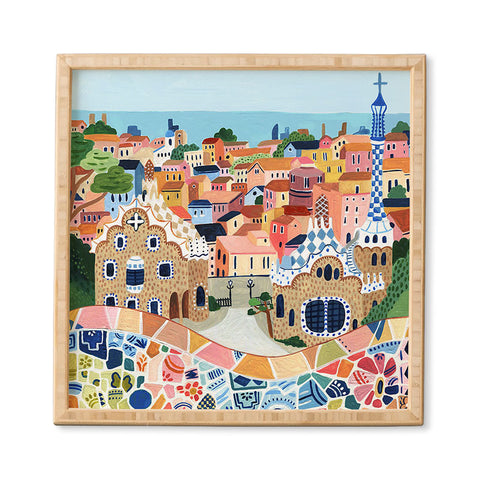 Ambers Textiles Barcelona I Framed Wall Art