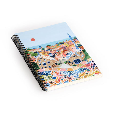 Ambers Textiles Barcelona I Spiral Notebook