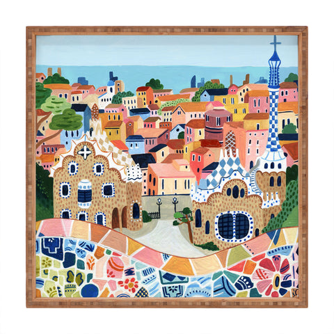 Ambers Textiles Barcelona I Square Tray