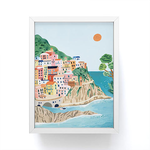 Ambers Textiles Cinque Terre Framed Mini Art Print