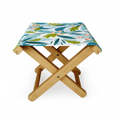 Ambers Textiles Folk Florals Folding Stool