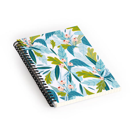 Ambers Textiles Folk Florals Spiral Notebook