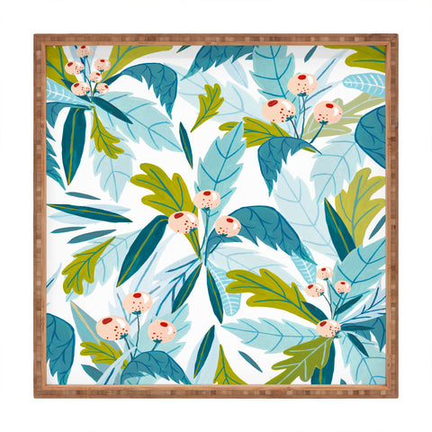 Ambers Textiles Folk Florals Square Tray