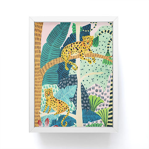 Ambers Textiles Jungle Cheetahs Framed Mini Art Print
