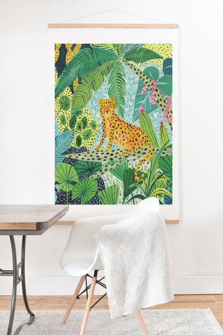 Ambers Textiles Jungle Leopard Art Print And Hanger