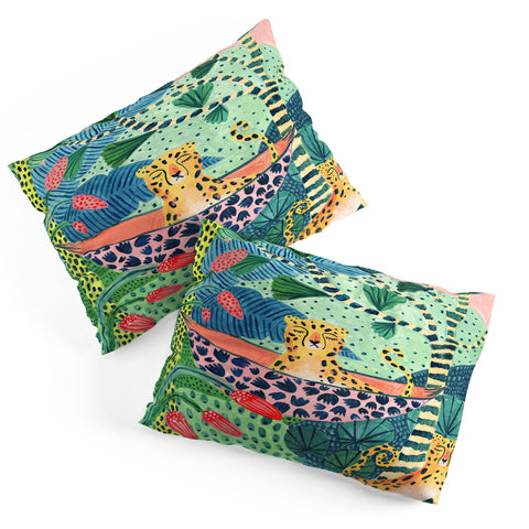 Ambers Textiles Jungle Leopard Family Pillow Shams