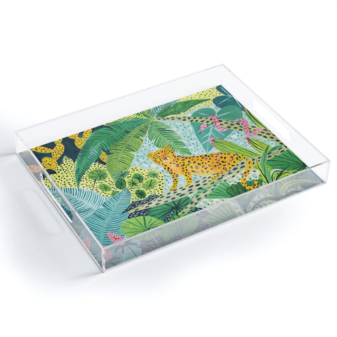 Ambers Textiles Jungle Leopard Acrylic Tray