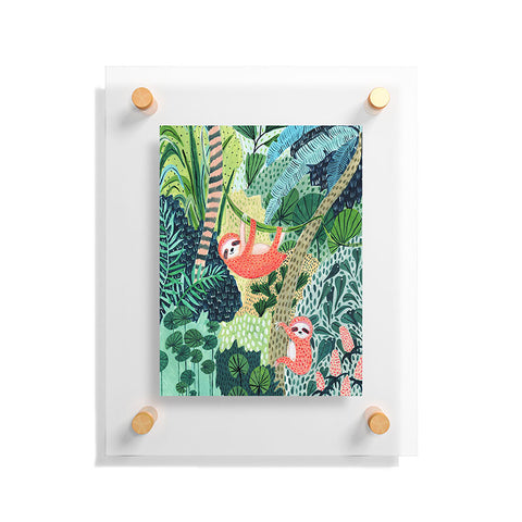 Ambers Textiles Jungle Sloth Floating Acrylic Print
