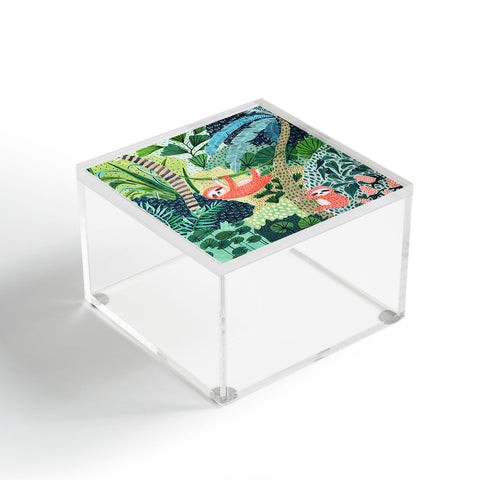 Ambers Textiles Jungle Sloth Acrylic Box