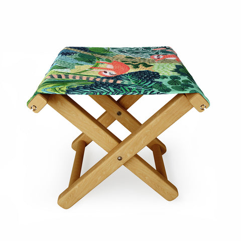 Ambers Textiles Jungle Sloth Folding Stool