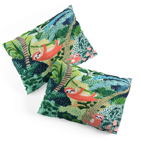 Ambers Textiles Jungle Sloth Pillow Shams