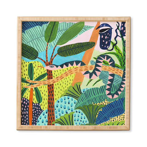 Ambers Textiles Jungle Snake Framed Wall Art