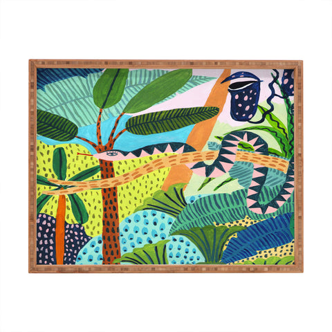 Ambers Textiles Jungle Snake Rectangular Tray